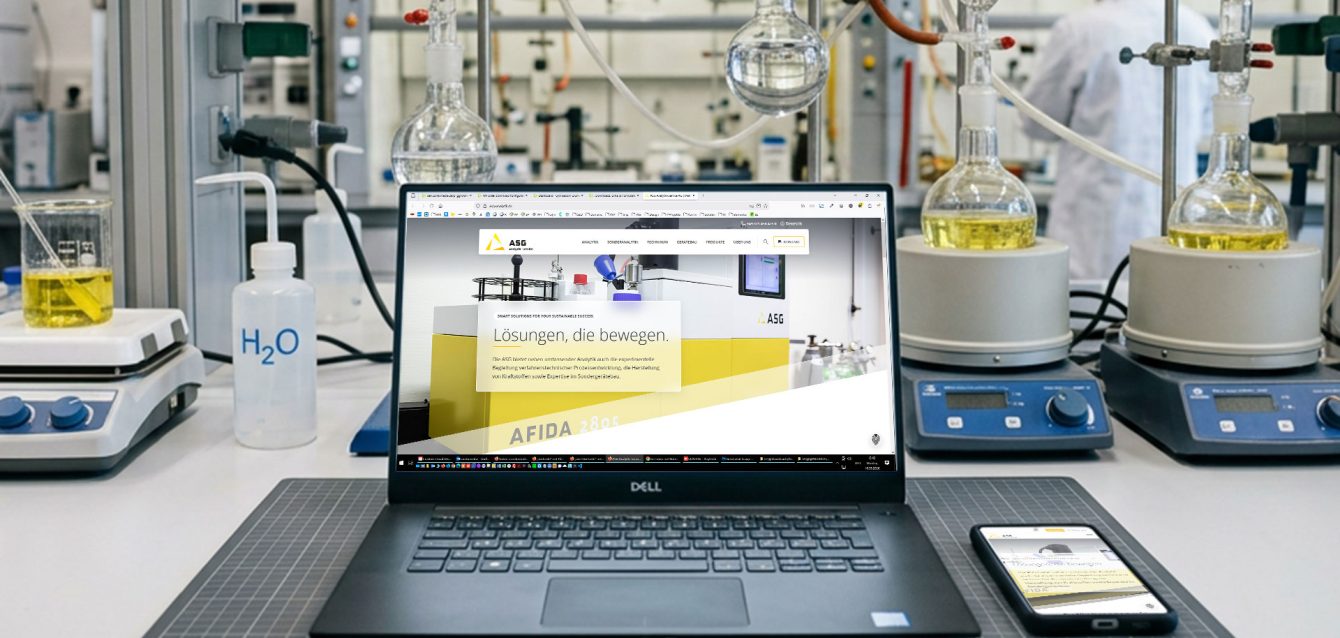 Webdesign Referenz: ASG Analytik Services GmbH