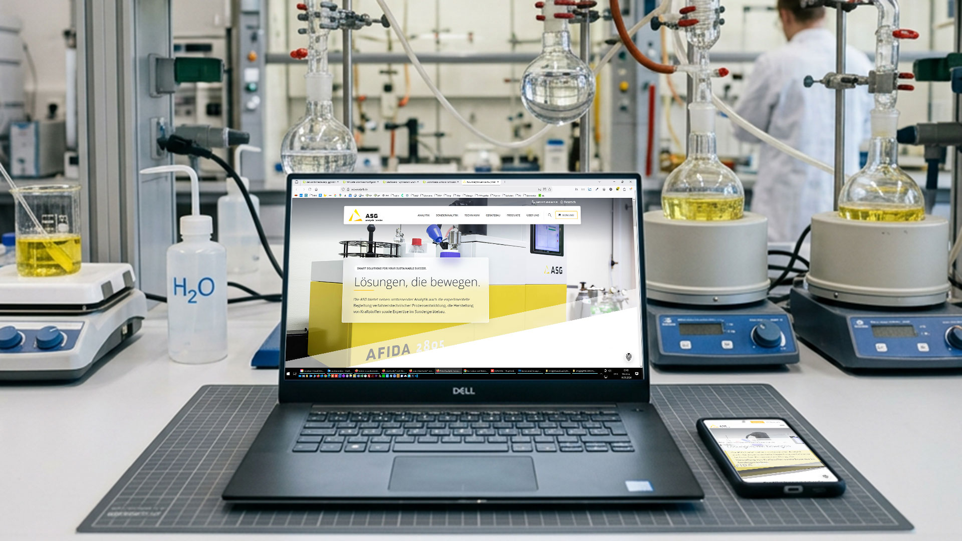 Webdesign Referenz: ASG Analytik Services GmbH
