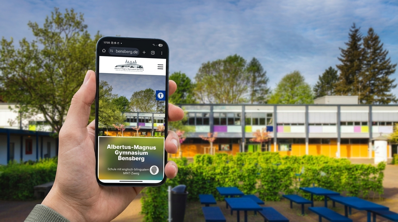 Website Albertus-Magnus-Gymnasium Bensberg