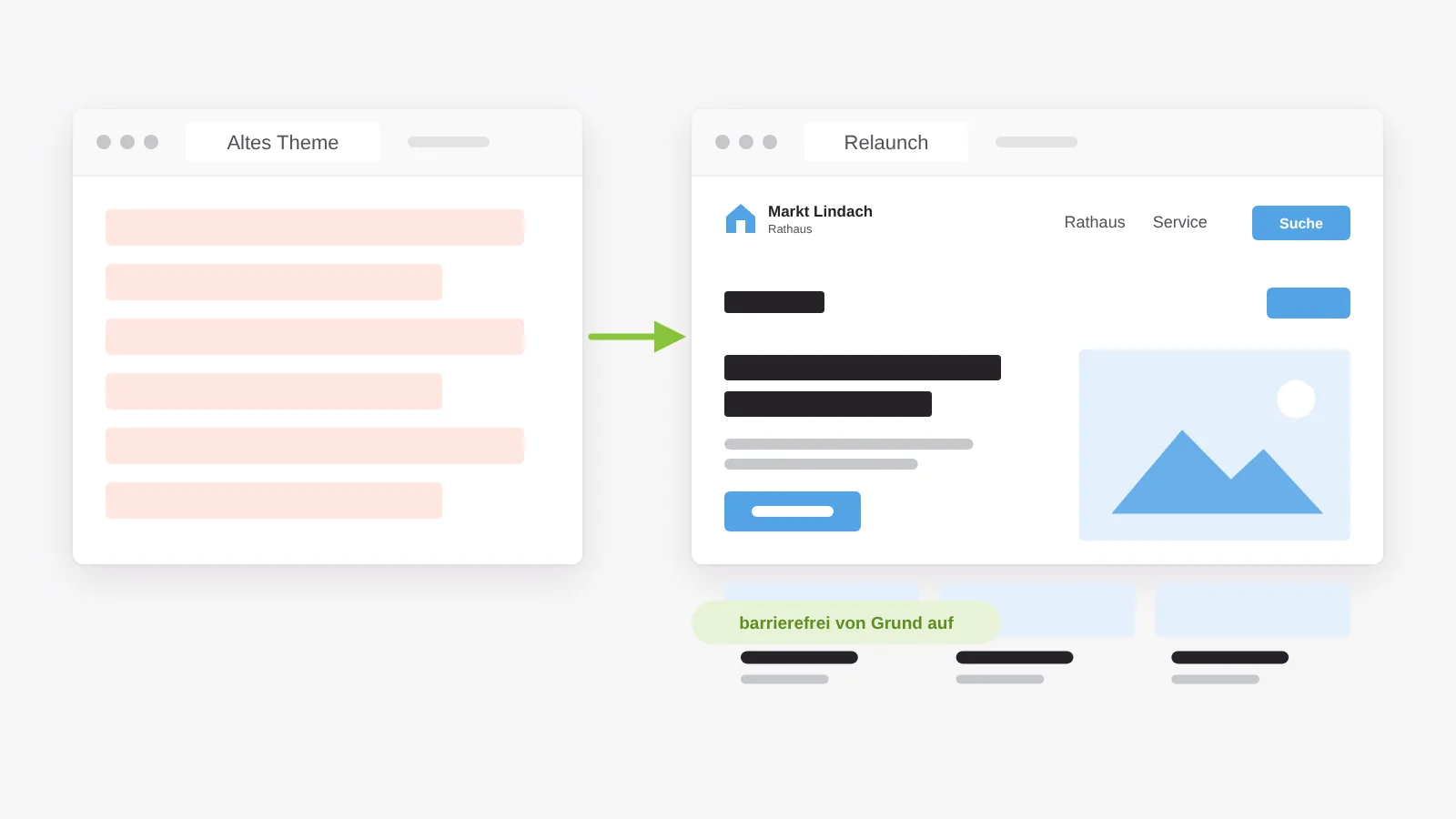 Relaunch statt Flicken: Stecken die Barrieren im Theme oder System, entsteht eine neue Website, die von Grund auf barrierefrei gebaut ist