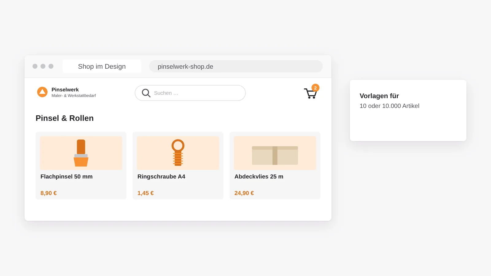 Elementor und WooCommerce: Kategorie, Produkt, Warenkorb und Kasse im Design der Website, mit Vorlagen für kleine und große Sortimente