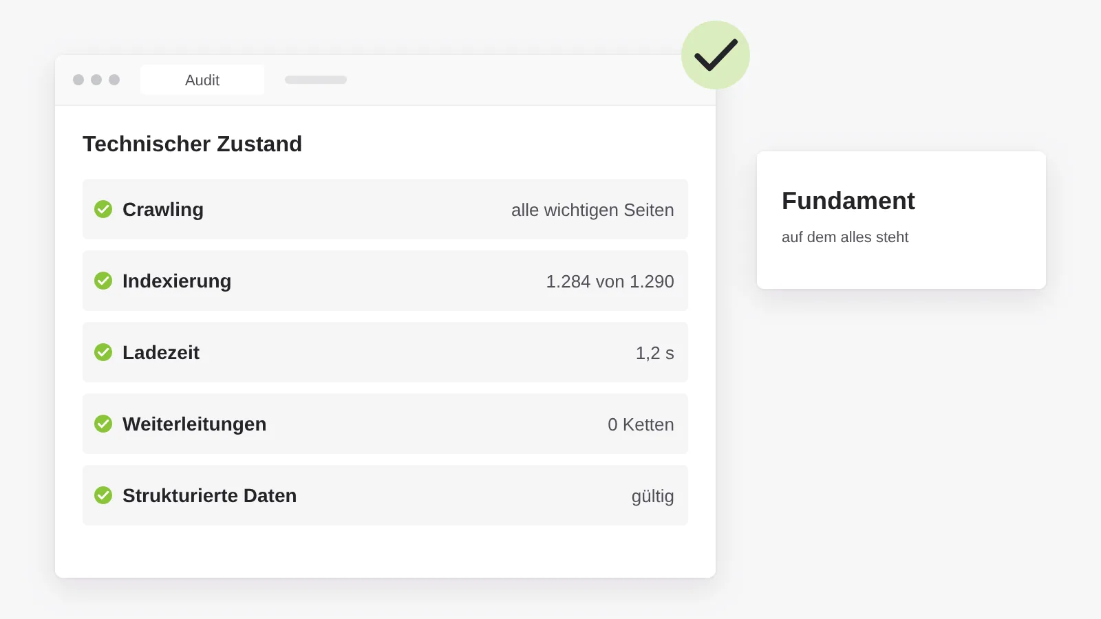 Technisches SEO: Crawling, Indexierung, Ladezeit, Weiterleitungen und strukturierte Daten in Ordnung