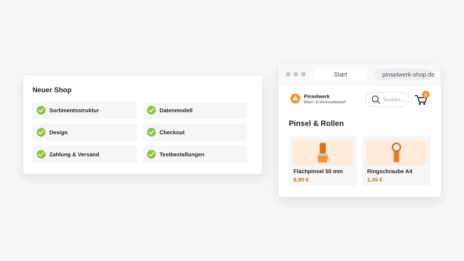 Neuer Shop: Sortimentsstruktur, Datenmodell, Design, Checkout, Zahlung, Versand und Testbestellungen, damit der Shop ab dem ersten Tag verkauft